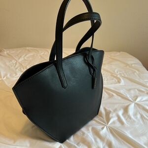 Charles & Keith Black Tote Bag Sleek Design